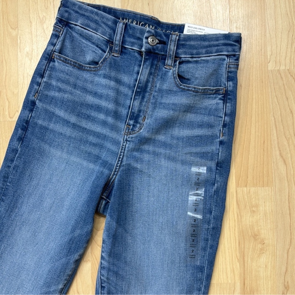 American Eagle next level stretch curvy jeans